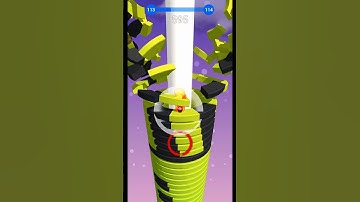 stack Ball 3D gameplay 💪😁 level 113 😀😃😁😁😆😂💯#shorts #youtubeshorts