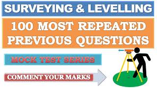 Surveying and Levelling 100MCQ | Civil Engineering MCQ | Overseer | Tracer | KWA | SSC JE screenshot 3