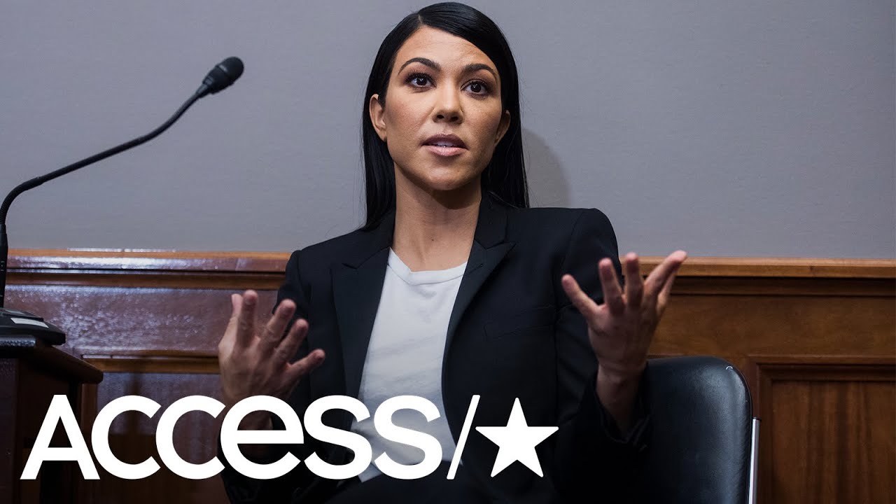 Kourtney Kardashian Addresses Congressional Leaders About Cosmetics