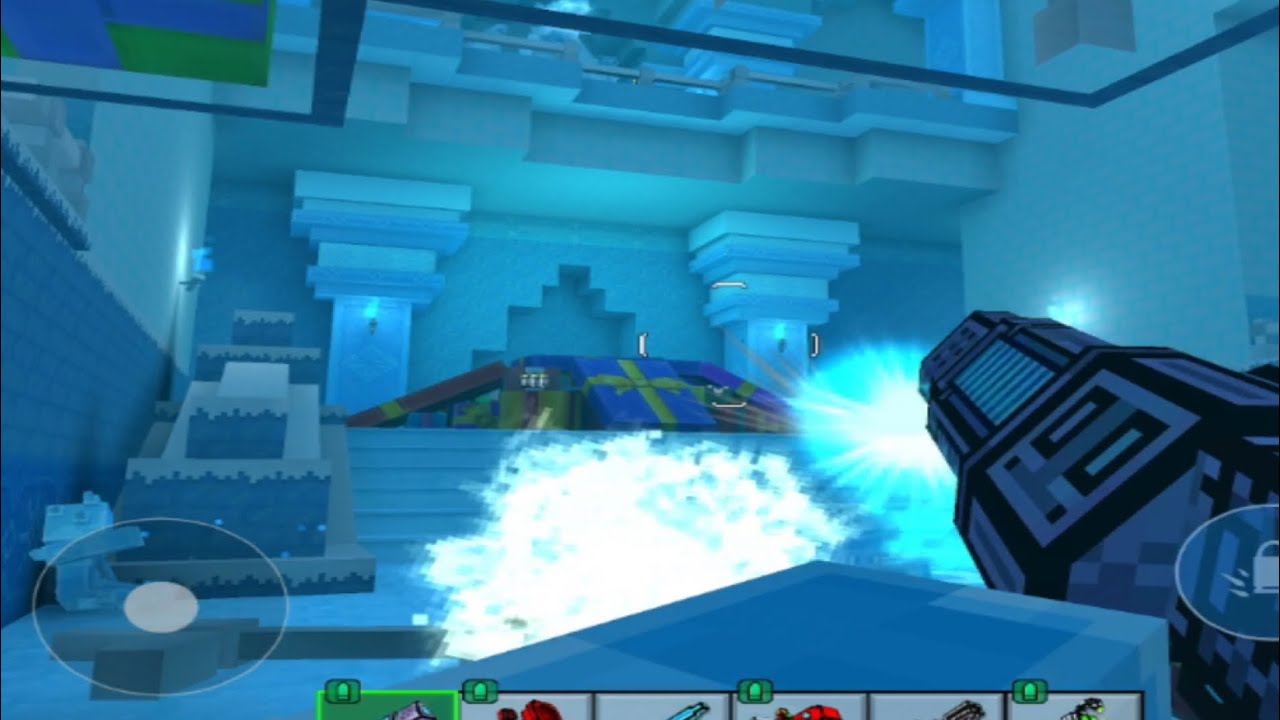 How to glitch out of Ice Palace with Portal Cannon | Pixel Gun 3D GLITCHES