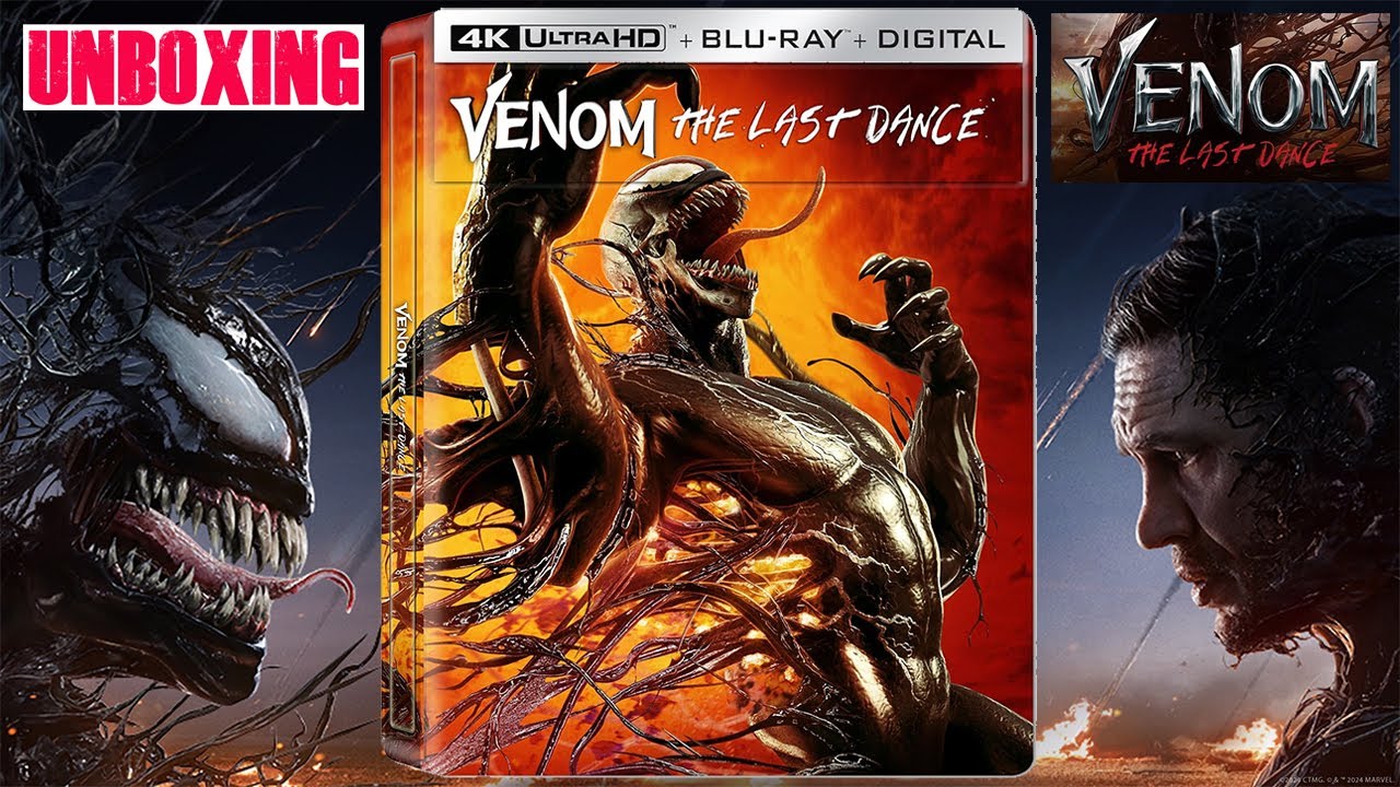 Venom The Last Dance 2024 4K SteelBook (Review and Unboxing) (Tom Hardy)