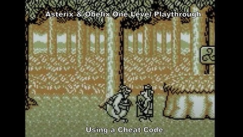 Asterix & Obelix One Level Playthrough using a Game Boy Cheat Code :D #GameBoy #Nintendo #CheatCode