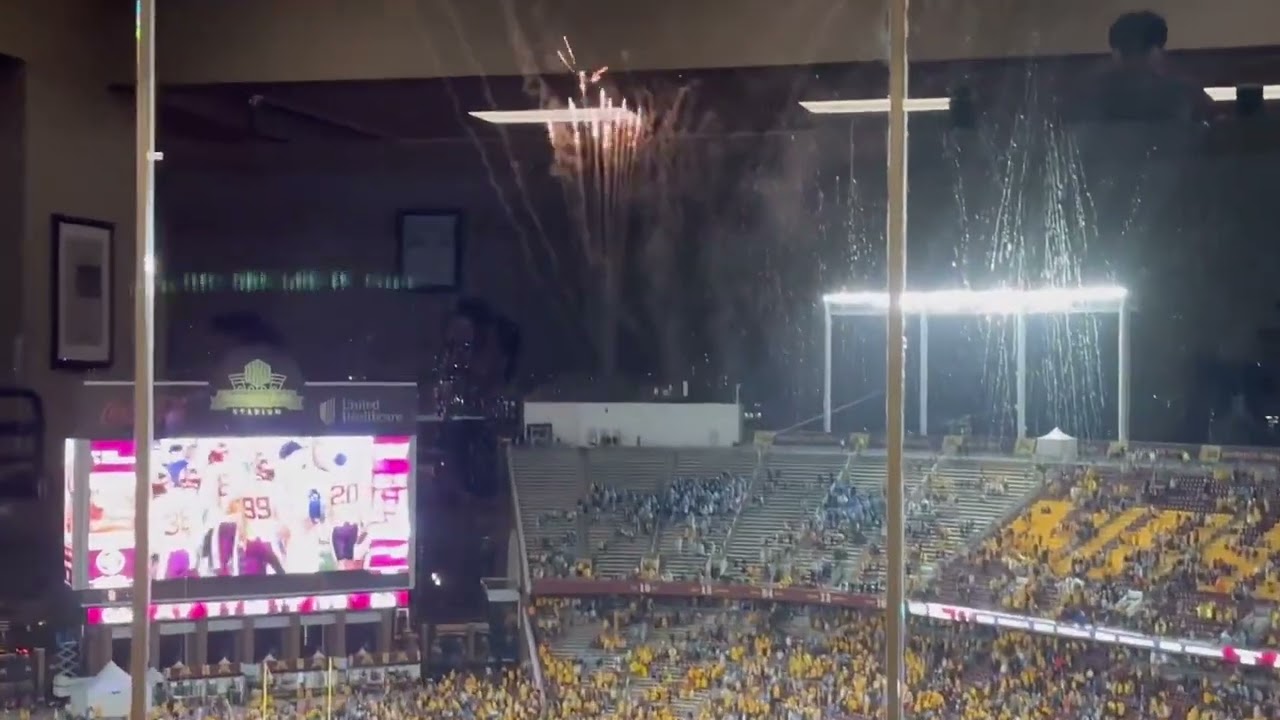 Minnesota Accidentally set off fireworks after missing the game-winning field goal