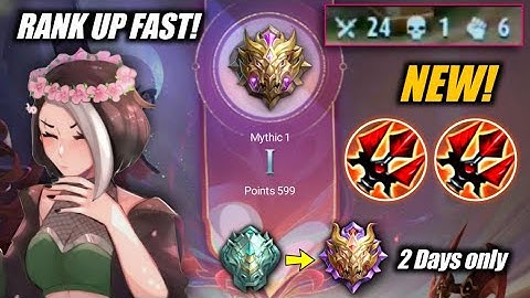 RANK UP TO MYTHIC REAL QUICK WITH THIS BENEDETTA NEW ITEM SEASON 27 | MLBB