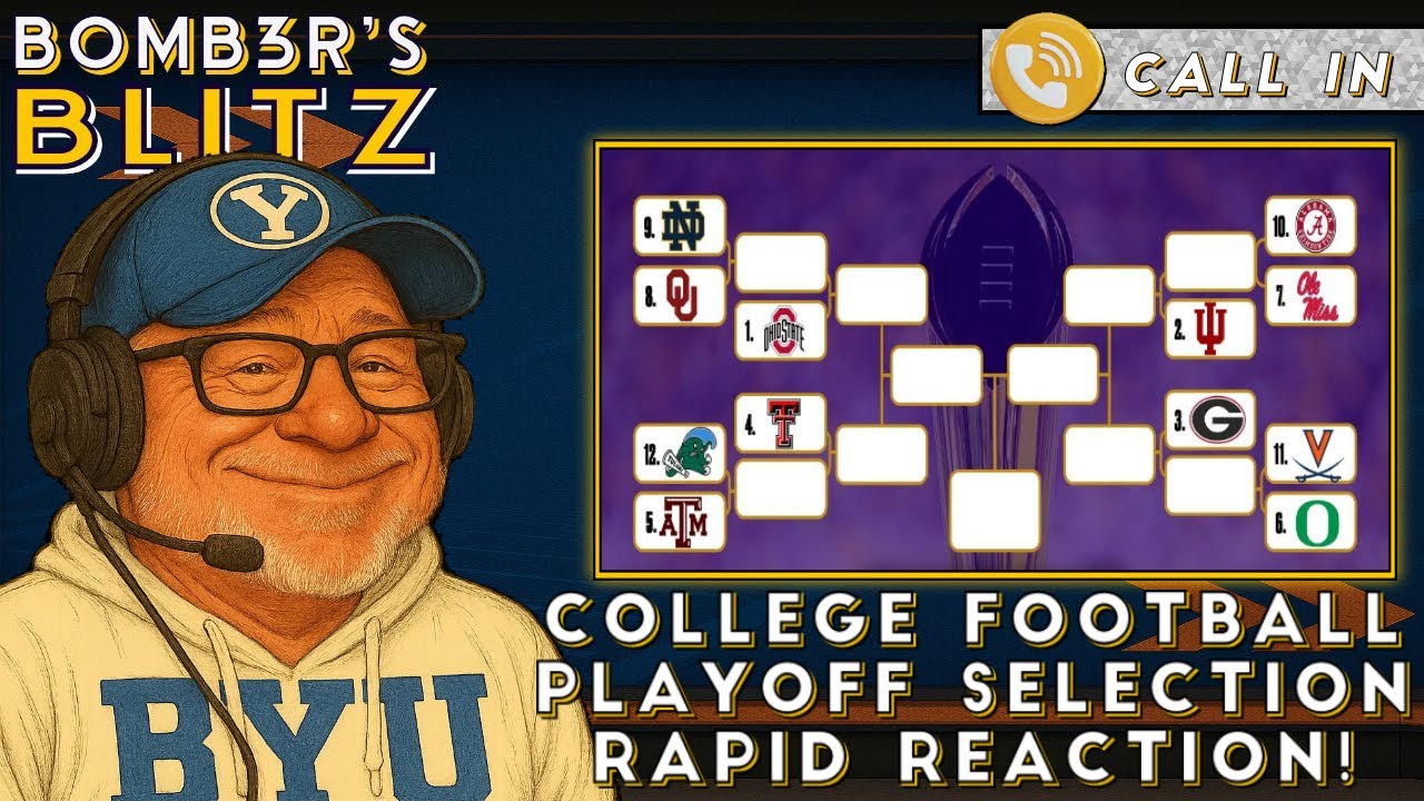 College Football Playoff Reveal Rapid Reaction CALL-IN Show! - YouTube