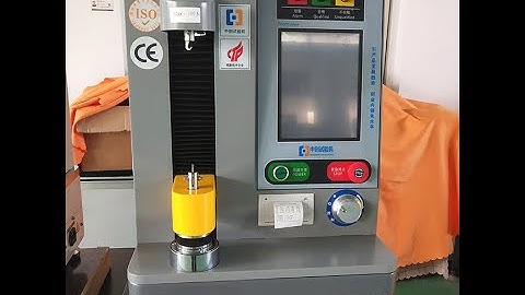 Spring Tension and Compression Testing Machine