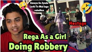 Rega Girl Roleplay For Robbery 🤣 | Funniest Robbery Ever 🤣 #regaltos #gta #gtarp #soulcity
