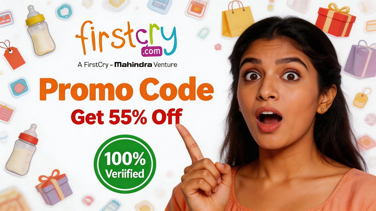 FirstCry Discount Code 🔥 Get First Order 55% OFF (NEW USERS) - YouTube