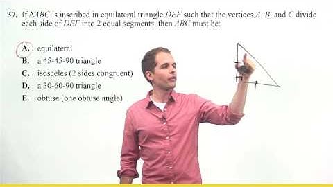 ACT Math - Mastering Triangle Properties