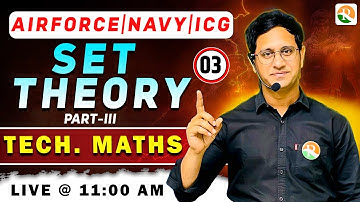 Set Theory -03 | Airforce Maths Classes 2024 | Maths for Airforce 2024 | Airforce 2024
