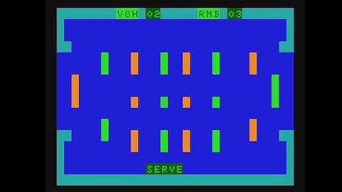 Fooseball - (198x) - APF Imag Machine - gameplay