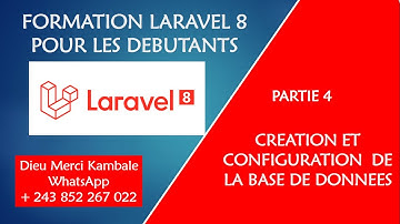 Formation Laravel 8. #04 Création de modèle et config de la base de données y compris les migrations