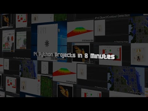 14 Cool Python Projects in 8 Minutes!