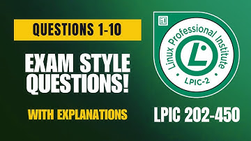 LPIC-2 (202-450) Exam-Style Practice Questions 2025 | Q1–10 (With Explanations)