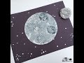 Foil printed moon craft