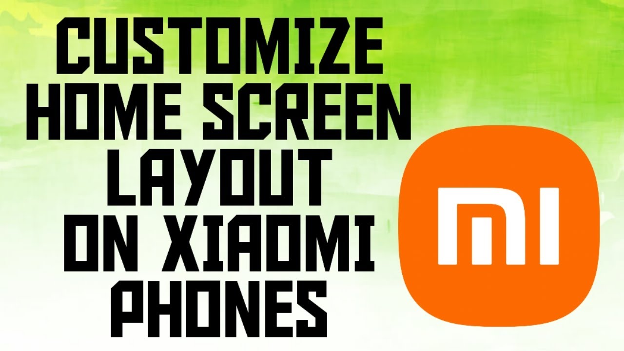 how to customize home screen on android xiaomi #android - YouTube