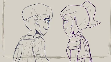 Ninjago S8 Zane and Pixal Moment Animatic