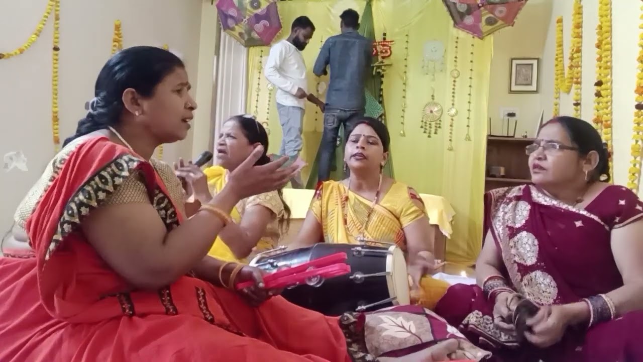 ##gnesh #bhajn #dholk #pe bahot sundar sa 🙏♥️🌹 ##