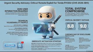 Critical Alert (CVSS 8.8): Tenda FH1202 Firmware Remote Code Execution Mechanics Explained
