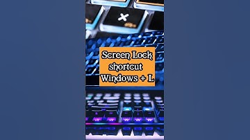screen lock shortcut in windows 10 and PC #youtubeshorts #shorts