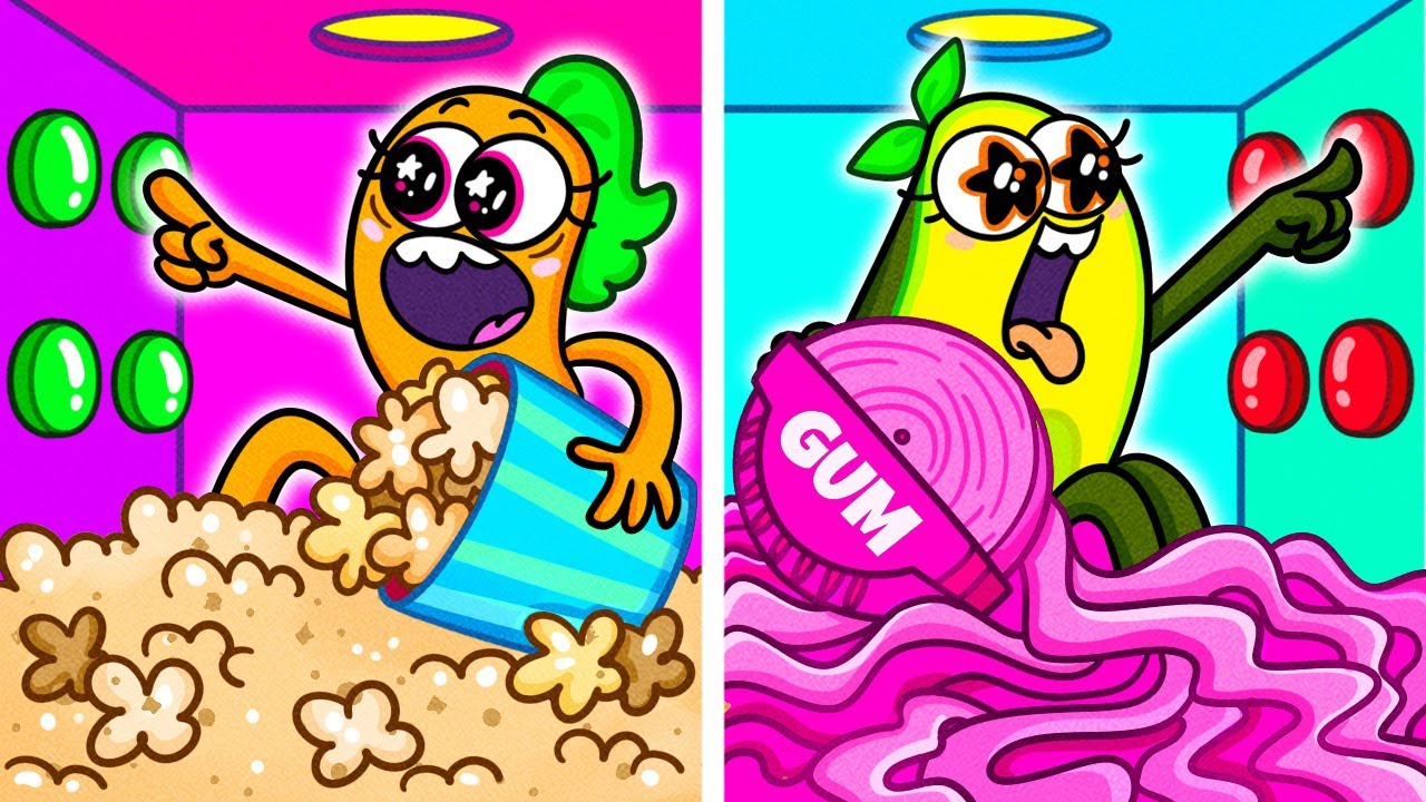 CRAZY COOKING CHALLENGE with Friends 🍳 WHERE IS MY SWEETS? 🍭 by Avocado Couple