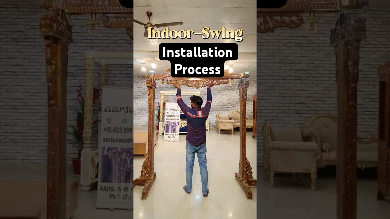 indoor Swing Installation 2025 | Full indoor Swing Process Revealed 