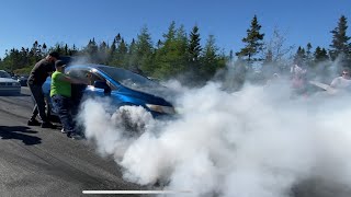 DynoBluefg2 MASSIVE third gear burnout!