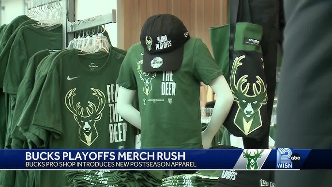 Bucks merchandise flying off the shelves as fans gear up for NBA Finals