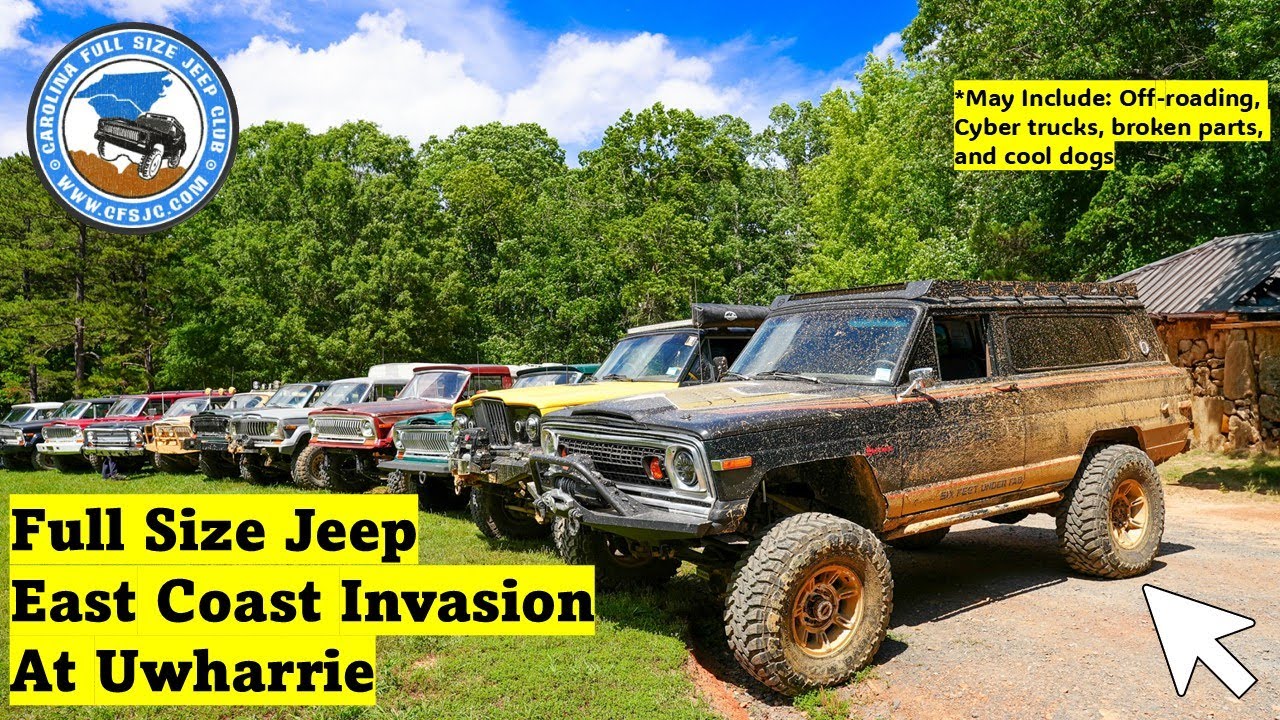 Full Size Jeep East Coast Invasion at Uwharrie