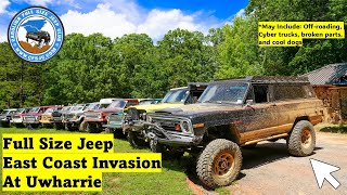 Full Size Jeep East Coast Invasion at Uwharrie
