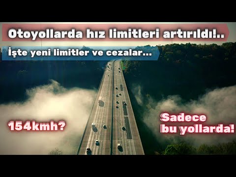 Otomobiller için hız limitleri artırıldı mı? Otoyollarda yeni hız sınırları