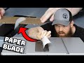 I replaced my table saw blade with paper