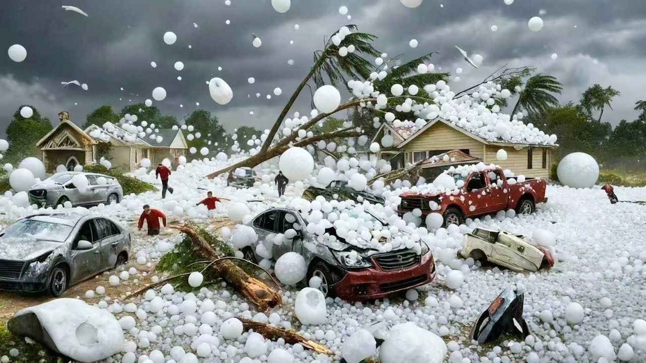 Baseball-Sized Hail Destroys Texas Town | The Night Nature Went to War ...