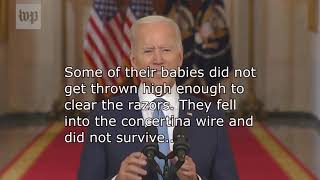 Biden&#39;s Afghanistan Speech