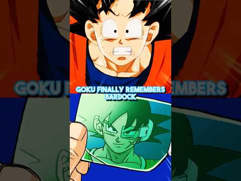 Gokus Reaction To Remembering Bardock In DBS 💙 #shorts #dragonballsuper