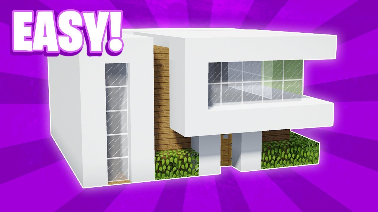 Minecraft: How To Build Simple Modern House Easy And Small #7