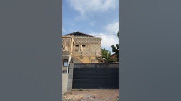 One Way Secrete Roofing Method - Building in Ghana #buildinginghana #ghanaians #construction