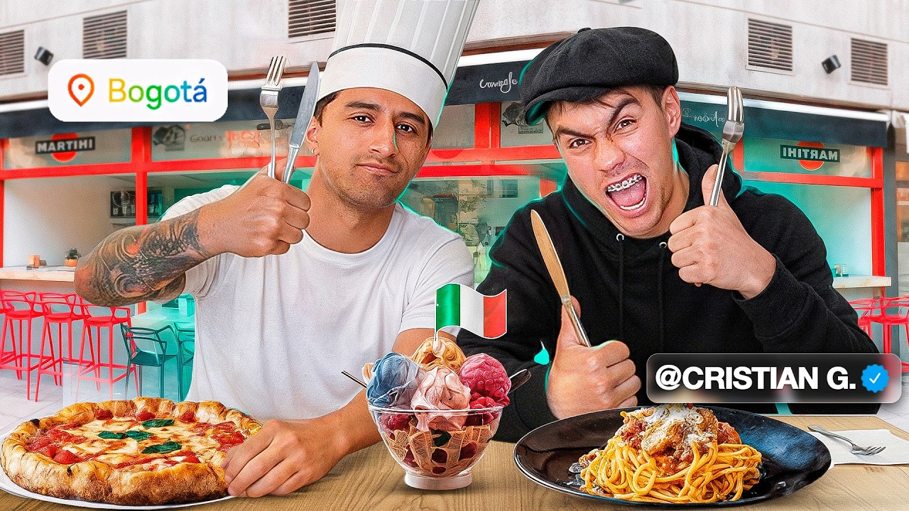 Probando gastronomía ITALIANA | Predicciones de Bogotrakes