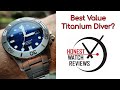 Dailos Waveform 🌊 Titanium 300m Diver 🤿 Microbrand Honest Watch Review #HWR