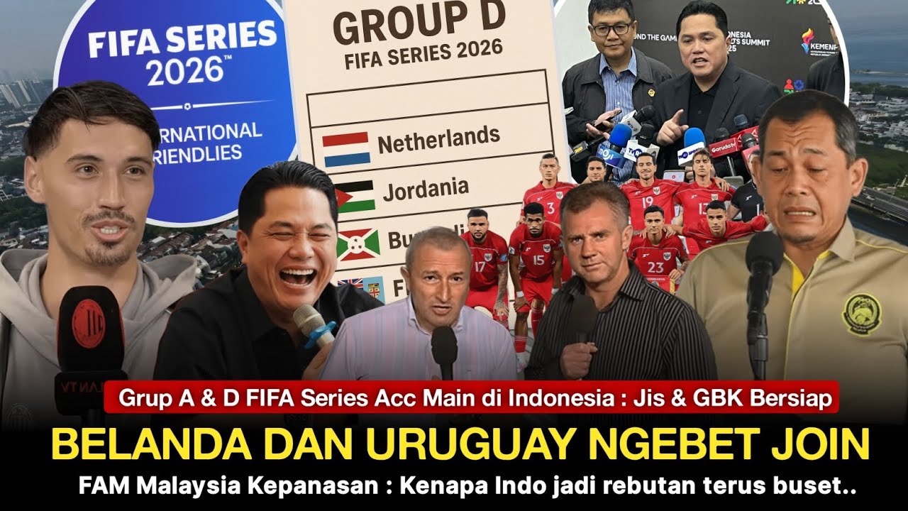 Resmi : FIFA Umumkan Format FIFA Series 2026, Belanda & Uruguay Join,Venue GBK & JIS, FAM Kepanasan🤣