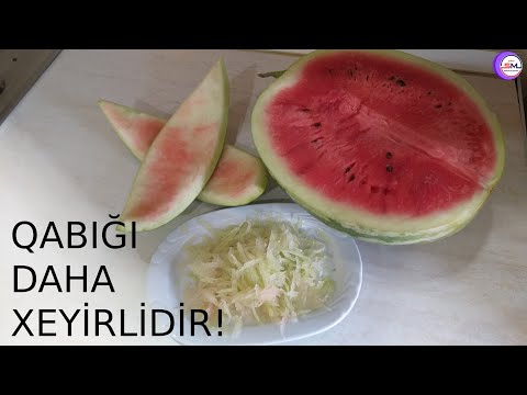 Video: Acılı Qarpız Qabığı Qəlyanaltı