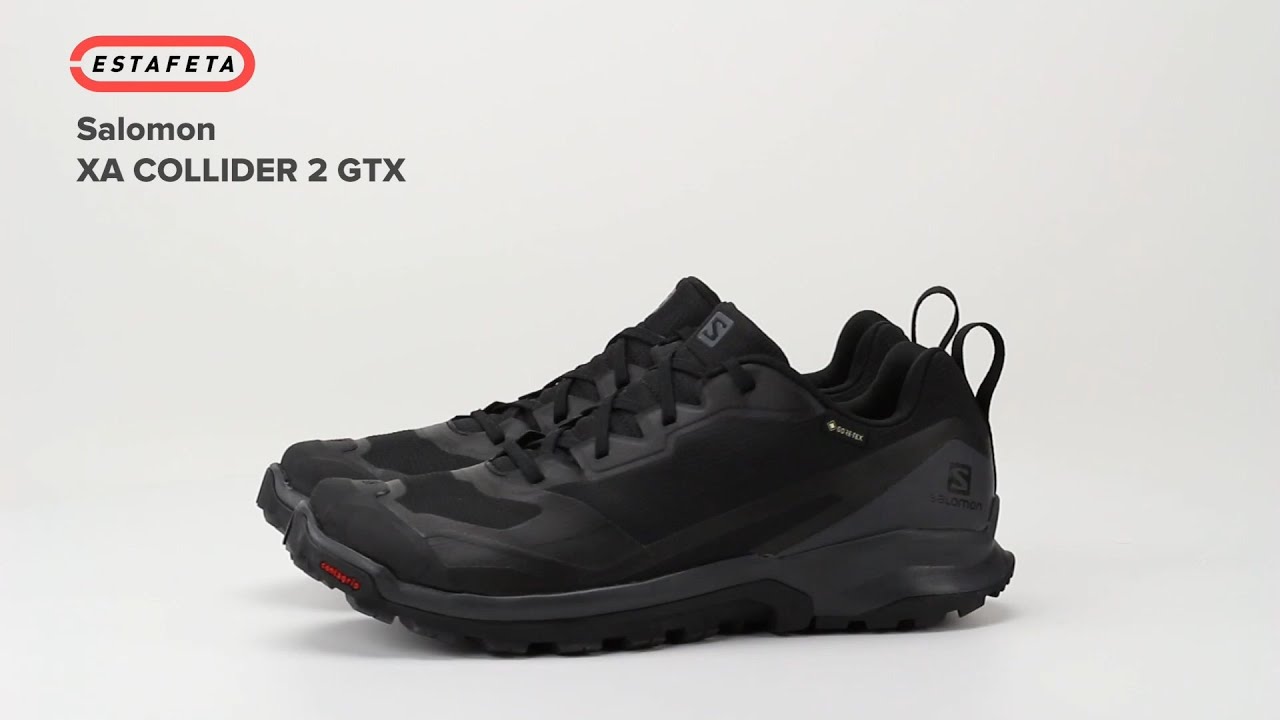 Кроссовки Salomon XA COLLIDER 2 GTX Black/Black/Ebon 414317 - YouTube