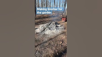 We’re Making biochar for the garden!