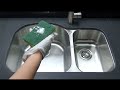 How to maintain your stainless steel sink