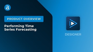 Performing Time Series Forecasting in Alteryx Designer