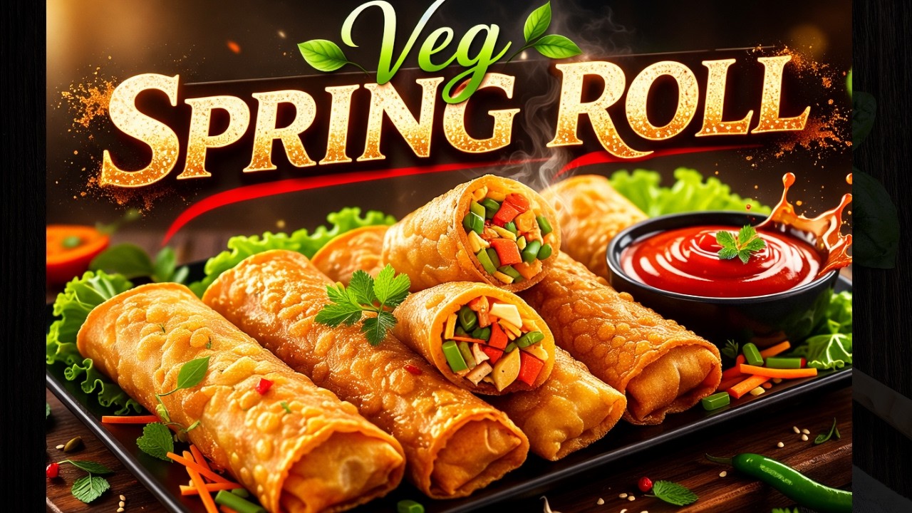 How to Make Veg Spring Roll at Home | वेज स्प्रिंग रोल बनाने की विधि | Veg Spring Roll | Ramdan prep