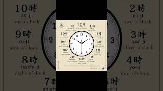 time in Japanese, easy japanese learning #beginnerjapanese #learnjapanese #khanji #easyjapanese