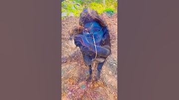 Divine bond of Lord Krishna with his beloved cow – a symbol of love, peace, and devotion 🕉️🐄✨