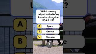 Which country helped in the D-Day invasion alongside USA & UK?#quiz #brainteasers #fun #puzzle