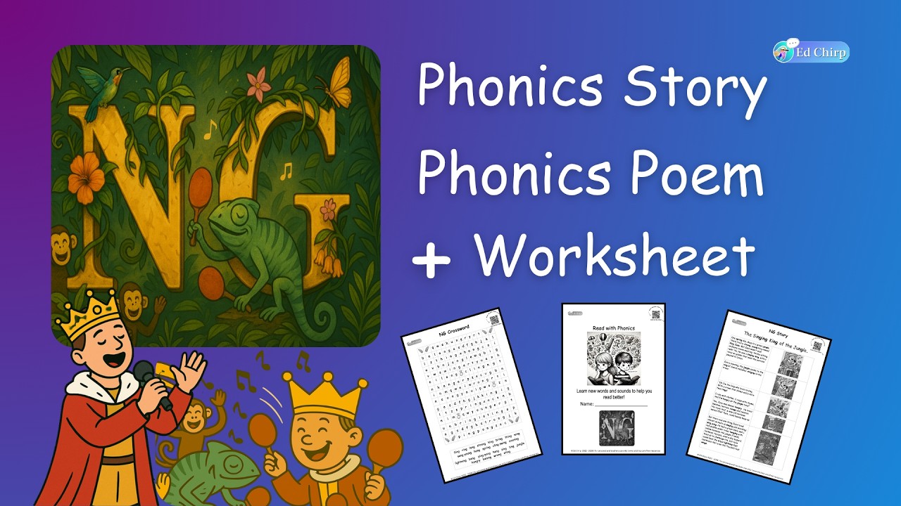 NG Phonics Story | King Zazu’s Jungle Song